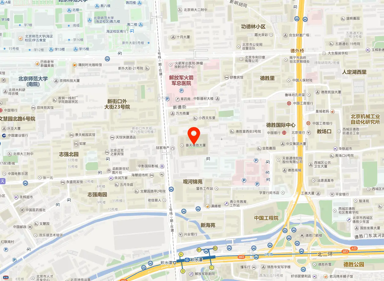普天德胜大厦地图位置